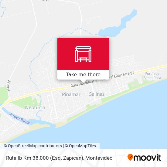 Ruta Ib Km 38.000 (Esq. Zapican) map