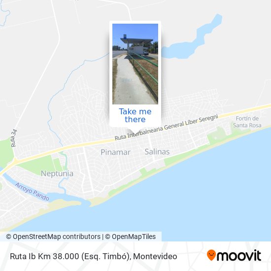 Ruta Ib Km 38.000 (Esq. Timbó) map