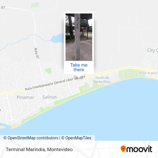 Terminal Marindia map