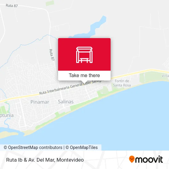 Ruta Ib & Av. Del Mar map
