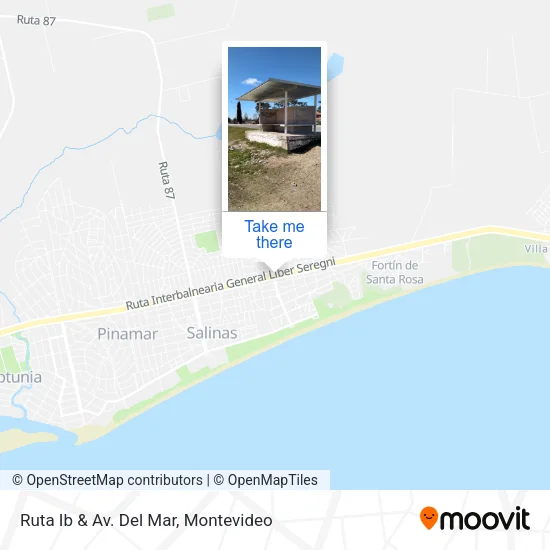 Ruta Ib & Av. Del Mar map