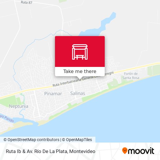 Mapa de Ruta Ib & Av. Río De La Plata