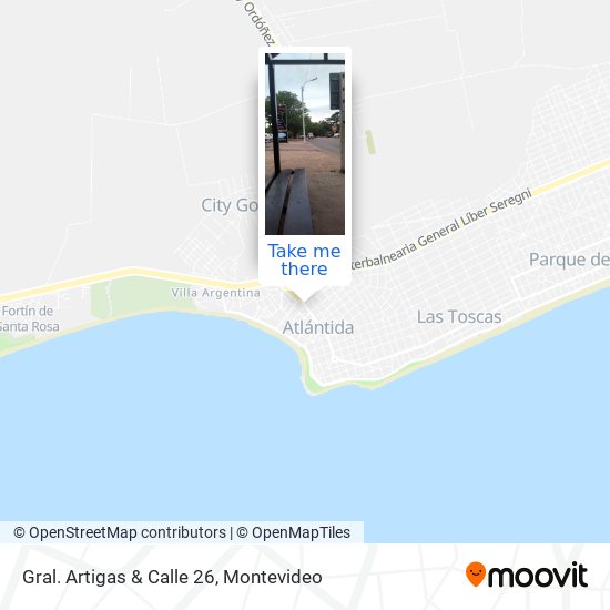 Gral. Artigas & Calle 26 map