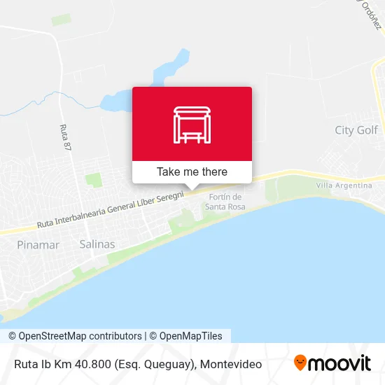 Ruta Ib Km 40.800 (Esq. Queguay) map