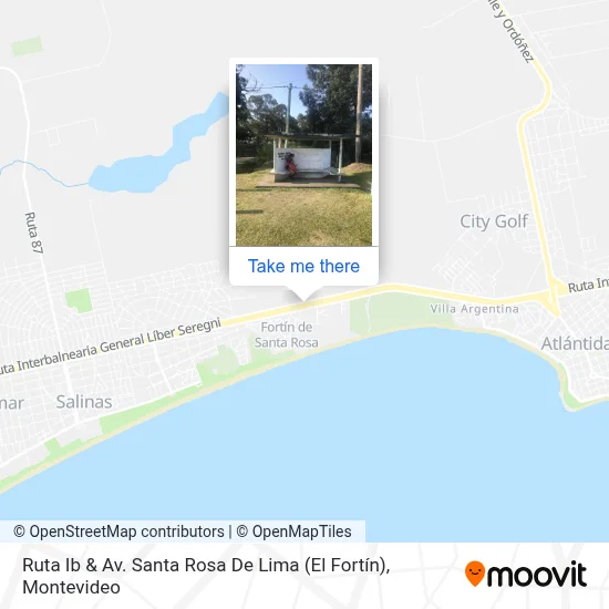 Ruta Ib & Av. Santa Rosa De Lima (El Fortín) map