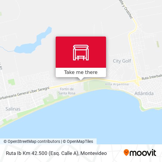 Mapa de Ruta Ib Km 42.500 (Esq. Calle A)