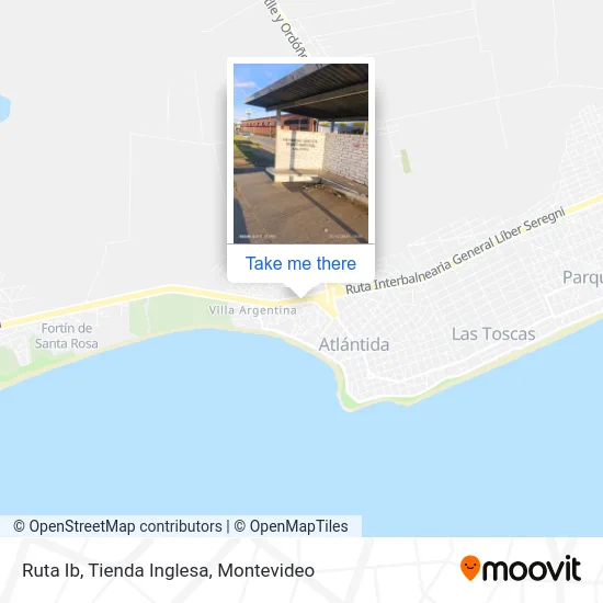 Ruta Ib, Tienda Inglesa map