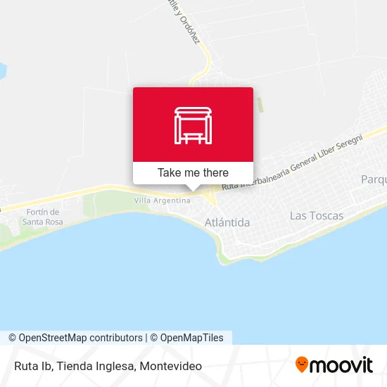 Ruta Ib, Tienda Inglesa map