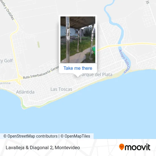 Lavalleja & Diagonal 2 map