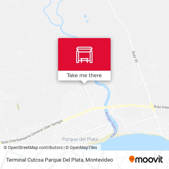 Terminal Cutcsa Parque Del Plata map