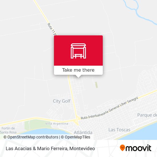 Mapa de Las Acacias & Mario Ferreira
