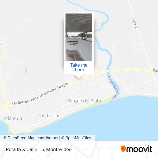 Ruta Ib & Calle 15 map