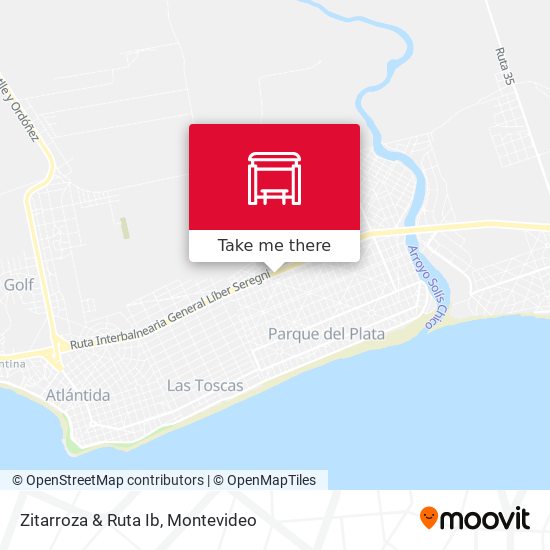 Zitarroza & Ruta Ib map
