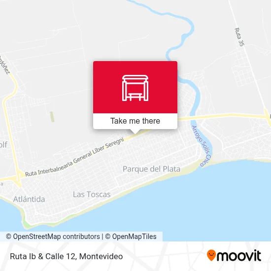 Ruta Ib & Calle 12 map