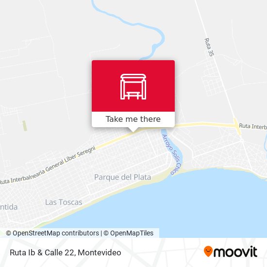 Ruta Ib & Calle 22 map