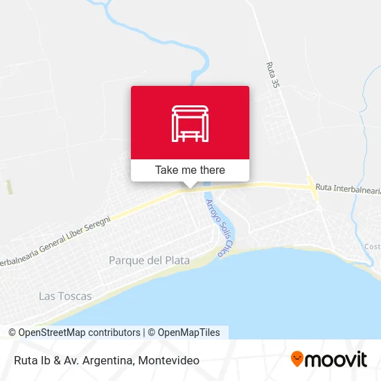 Ruta Ib & Av. Argentina map