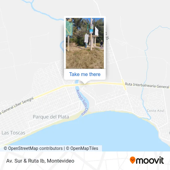 Av. Sur & Ruta Ib map