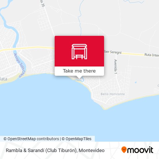 Rambla & Sarandí (Club Tiburón) map