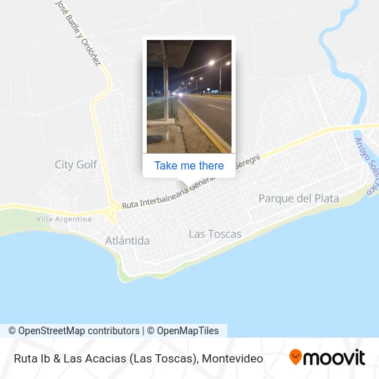 Ruta Ib & Las Acacias (Las Toscas) map