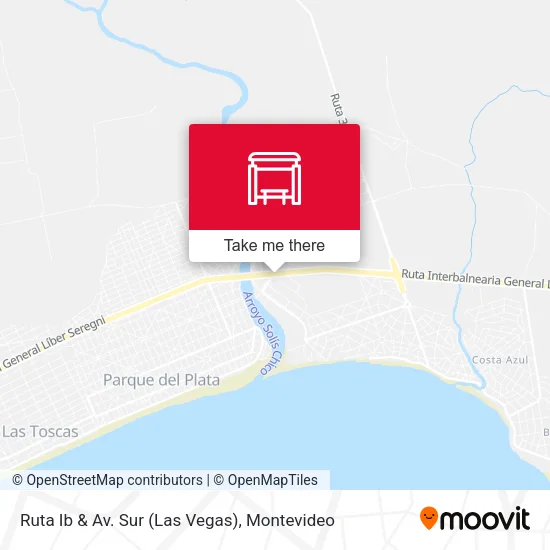 Ruta Ib & Av. Sur (Las Vegas) map