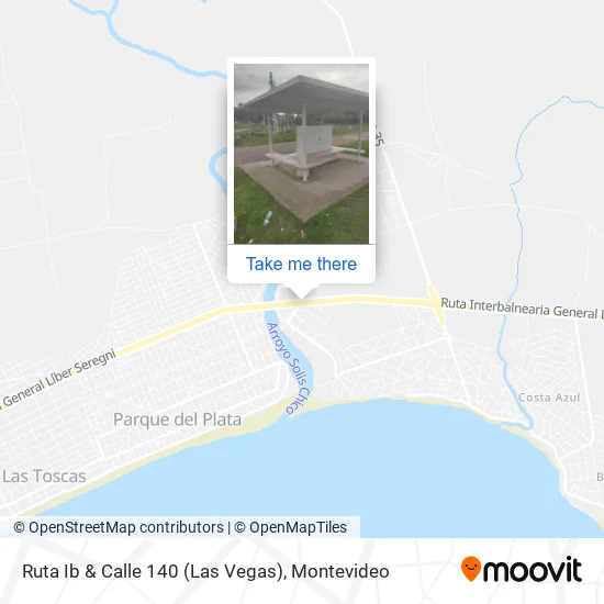 Mapa de Ruta Ib & Calle 140 (Las Vegas)