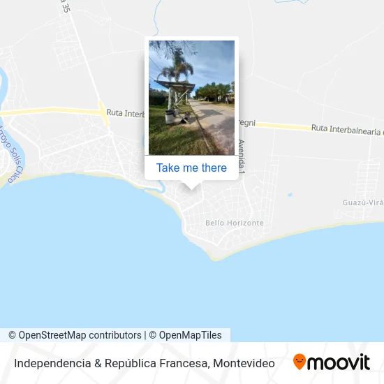 Independencia & República Francesa map