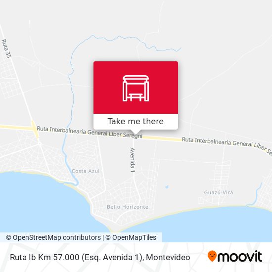 Ruta Ib Km 57.000 (Esq. Avenida 1) map