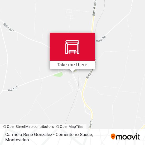 Mapa de Carmelo Rene Gonzalez - Cementerio Sauce