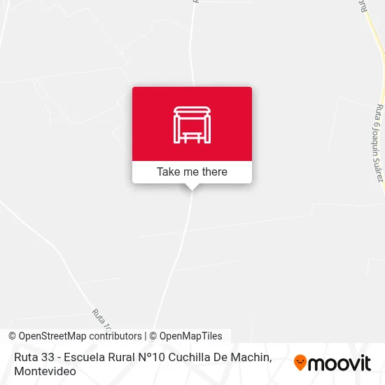 Ruta 33 - Escuela Rural Nº10 Cuchilla De Machin map
