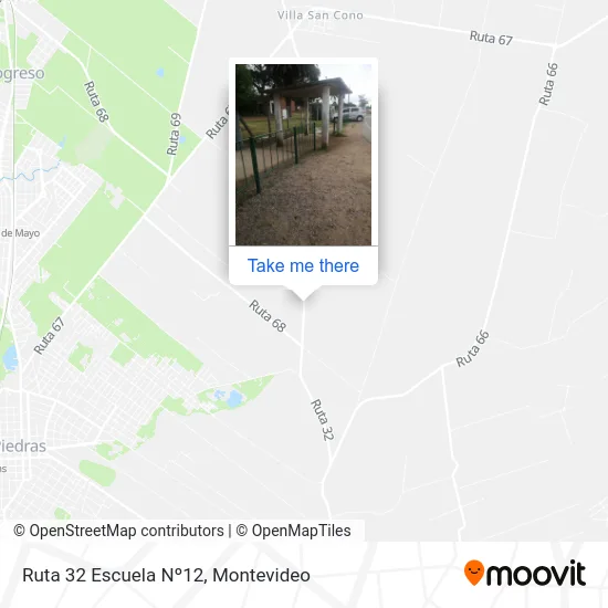 Ruta 32 Escuela Nº12 map