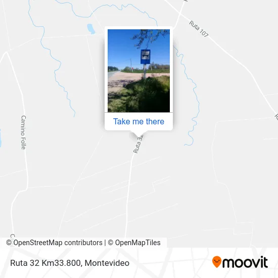 Ruta 32 Km33.800 map