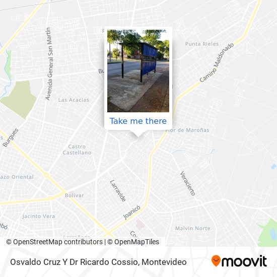 Osvaldo Cruz Y Dr Ricardo Cossio map