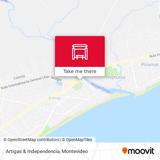 Artigas & Independencia map