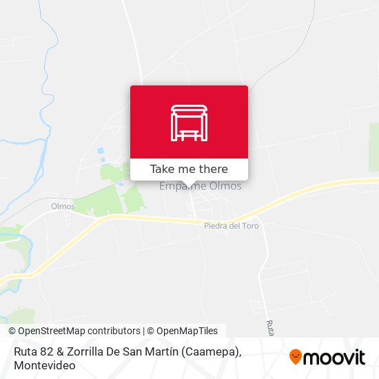 Ruta 82 & Zorrilla De San Martín (Caamepa) map