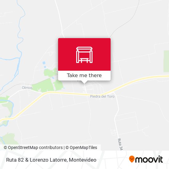 Mapa de Ruta 82 & Lorenzo Latorre