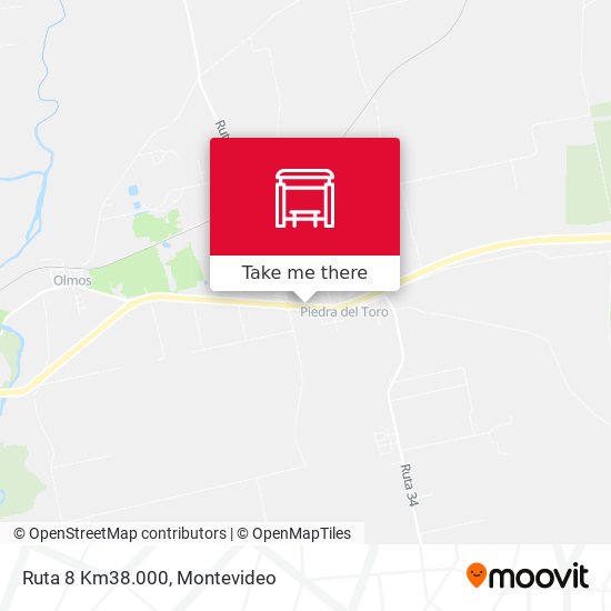 Ruta 8 Km38.000 map