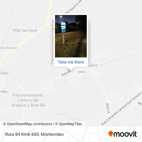 Ruta 84 Km6.600 map