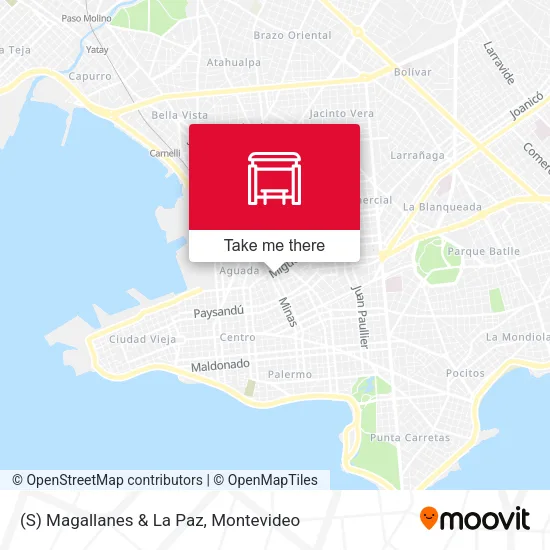 (S) Magallanes & La Paz map