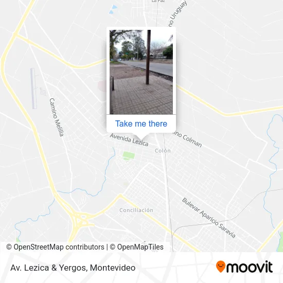 Av. Lezica & Yergos map