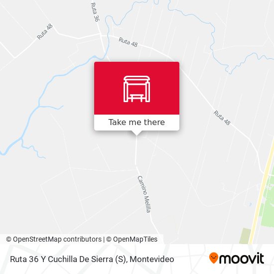 Ruta 36 Y Cuchilla De Sierra map