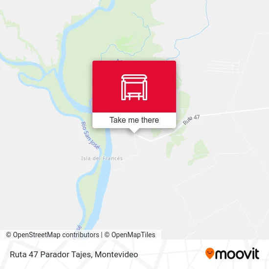 Ruta 47 Parador Tajes map