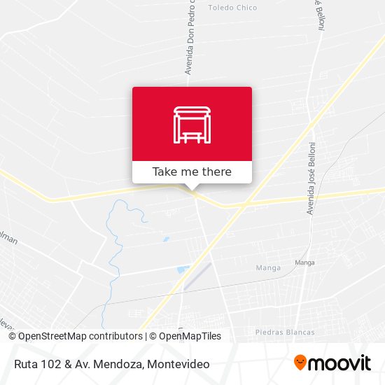 Ruta 102 & Av. Mendoza map