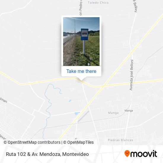 Ruta 102 & Av. Mendoza map