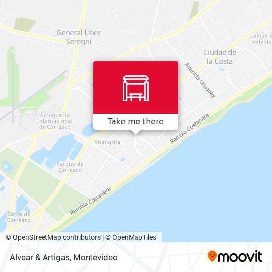 Alvear & Artigas map