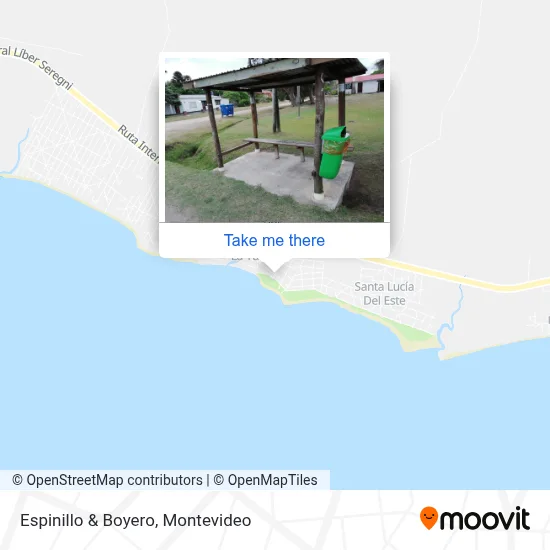 Espinillo & Boyero map