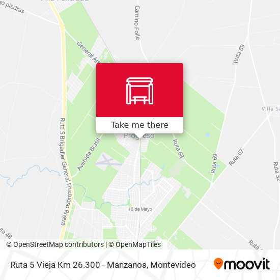 Ruta 5 Vieja Km 26.300 - Manzanos map
