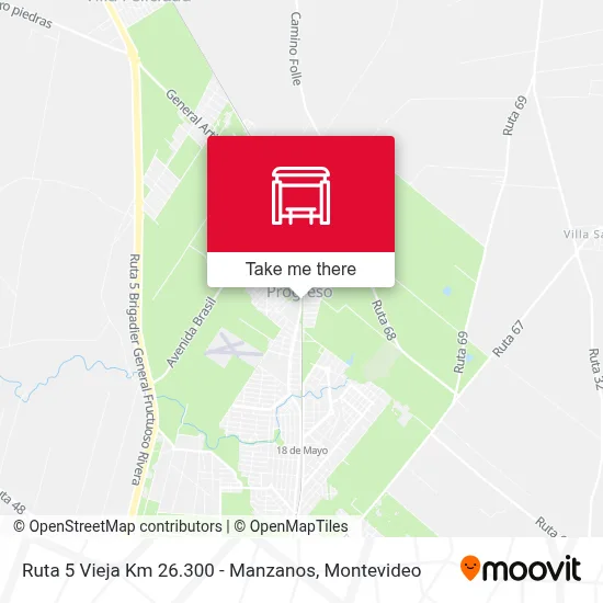 Ruta 5 Vieja Km 26.300 - Manzanos map