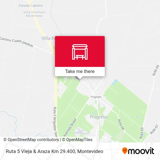 Ruta 5 Vieja & Araza Km 29.400 map