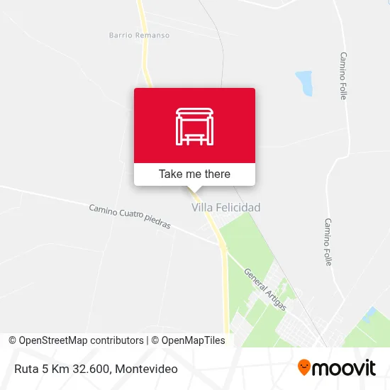 Mapa de Ruta 5 Km 32.600