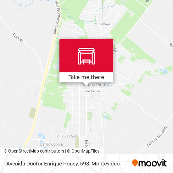 Avenida Doctor Enrique Pouey, 598 map